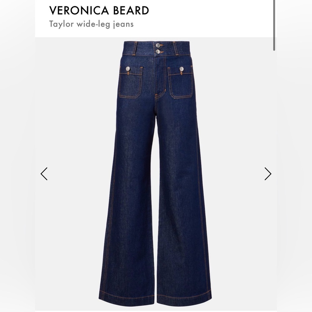 Veronica Beard Taylor high waist jean